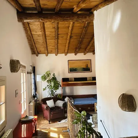 Apartment Cozy Wooden Attic With Panoramic Views Botticino Sera
